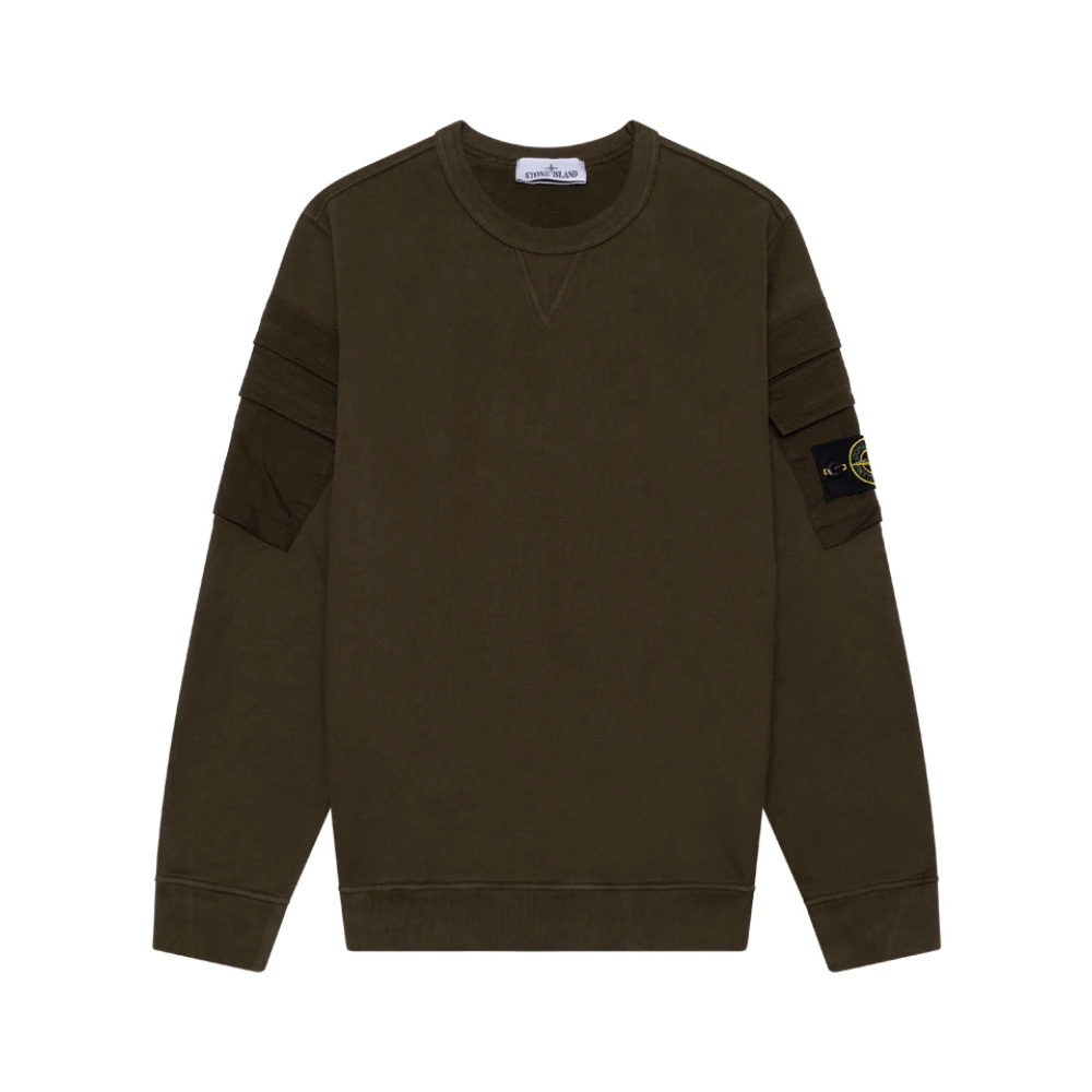 Stone Island Olijfgroene Sweater Green Heren