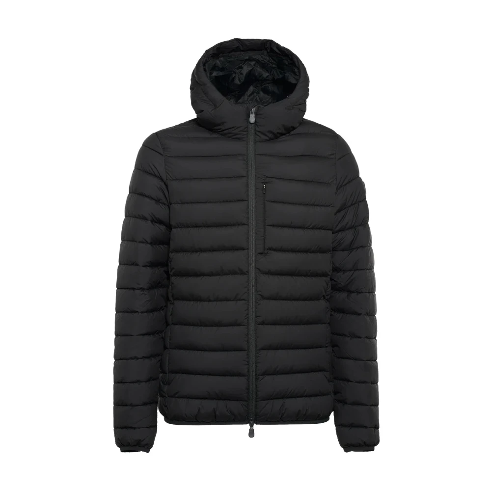 Save The Duck Hooded Puffer Coat Black Heren