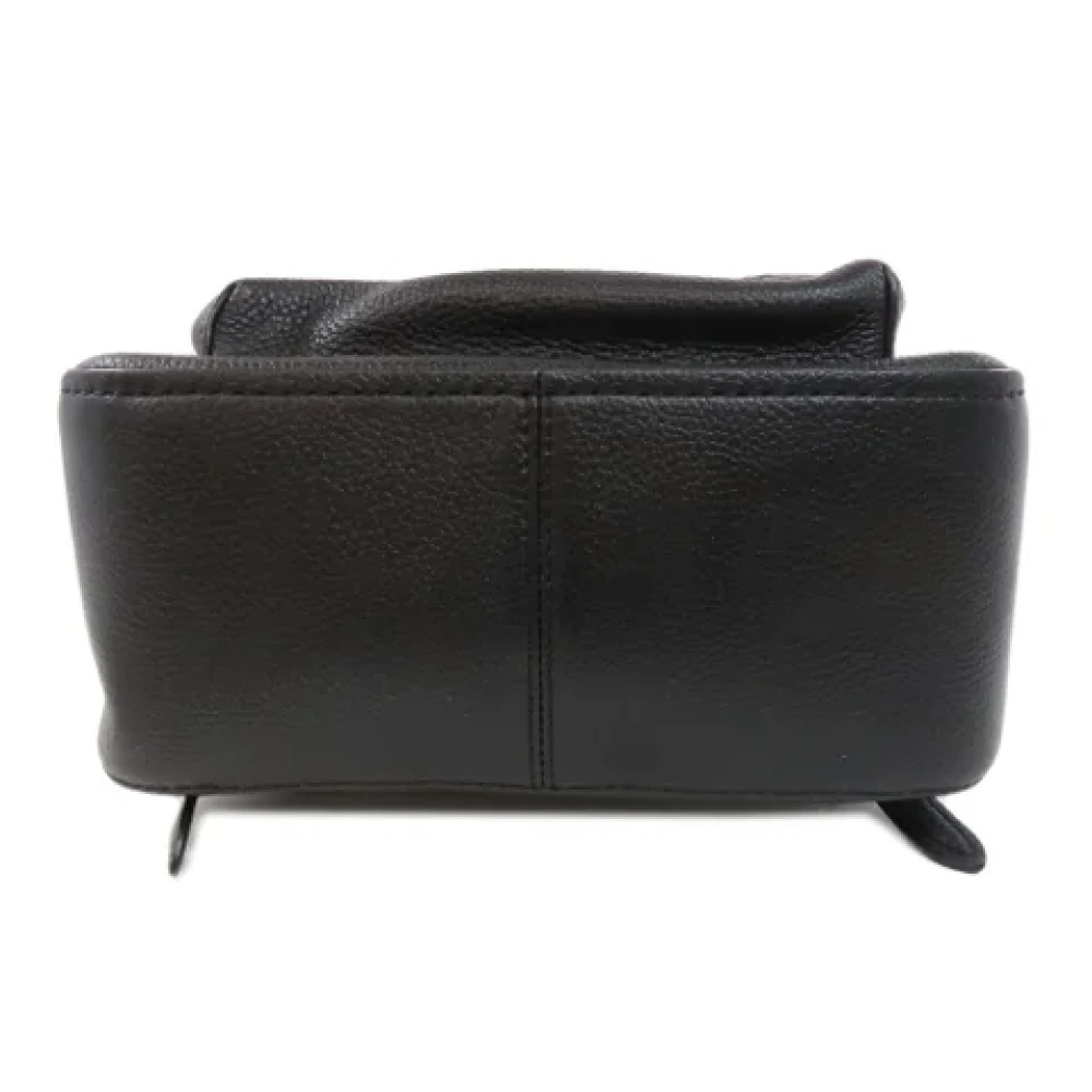 Coach Pre-owned Leather backpacks Black Dames