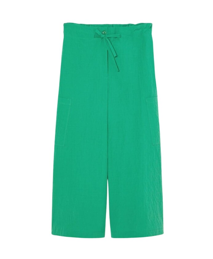 pantalon-vert-texture-court