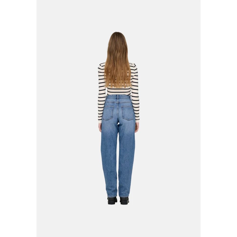 Only Slim Fit Casual Broek Blue Dames