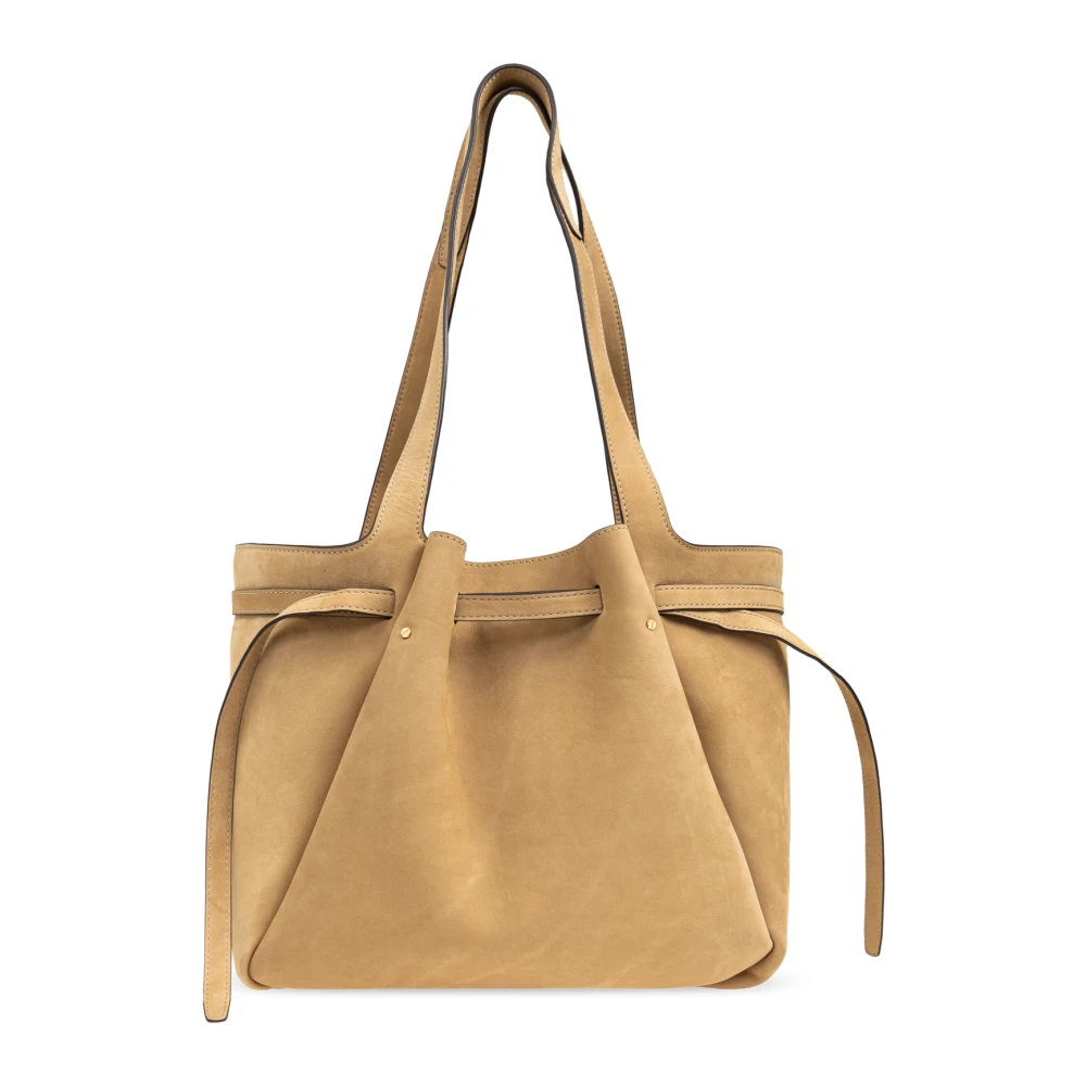 TORY BURCH Tas 'Romy' type 'shopper' Beige Dames