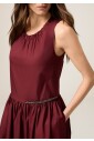 robe-midi-evasee-en-popeline