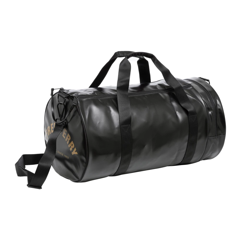 Fred Perry Verstelbare Gymtas met Afneembare Band Black Heren