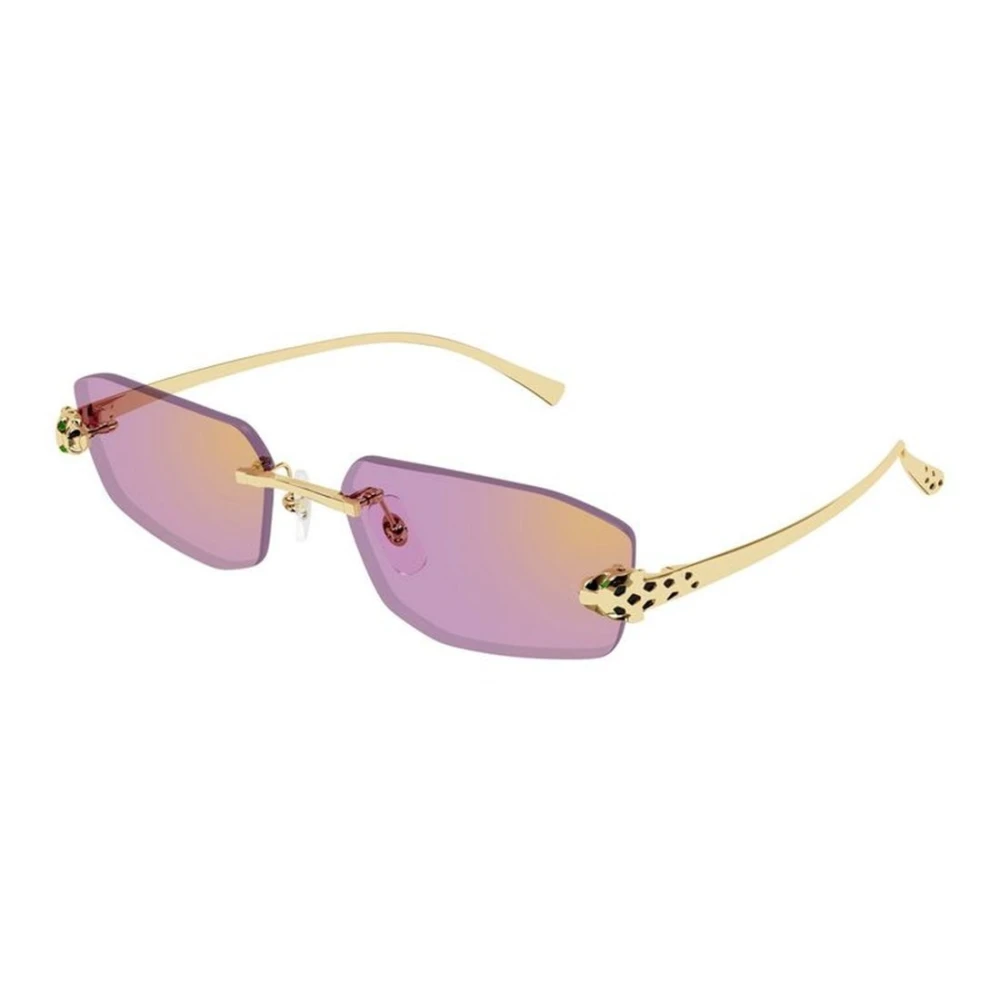 Cartier Unisex Yellow Sunglasses, 56 Mm, Panthère Sunglasses