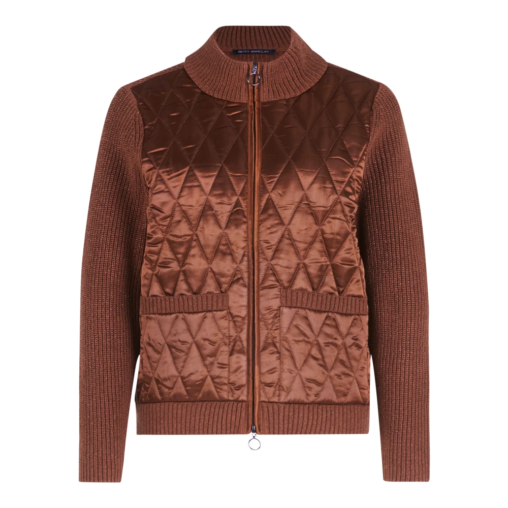 Betty Barclay Kortmouw Gebreid Vest Brown Dames