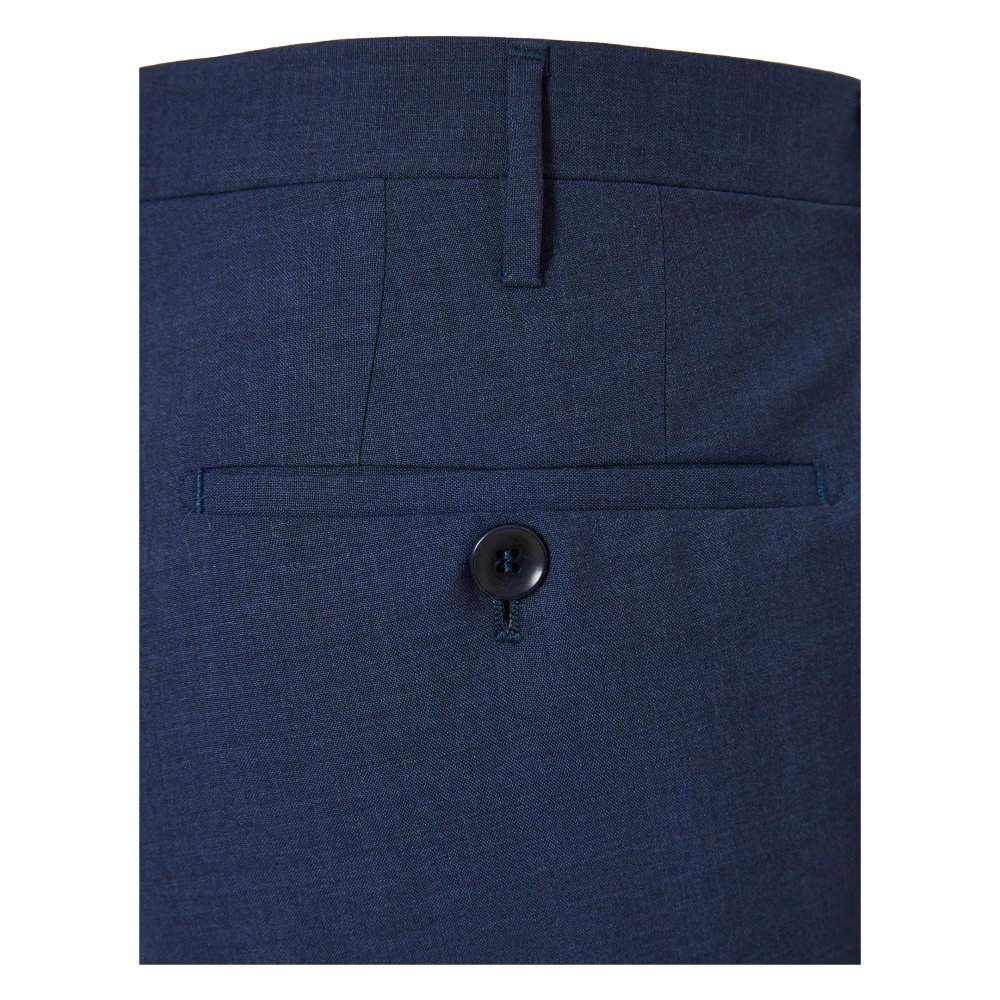 Rota Luxe wollen broek gemaakt in Italië Blue Heren