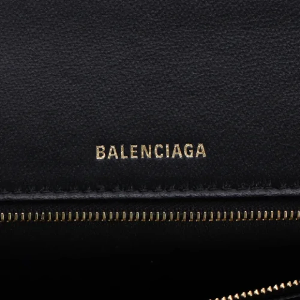 Balenciaga Vintage Pre-owned Leather handbags Black Dames