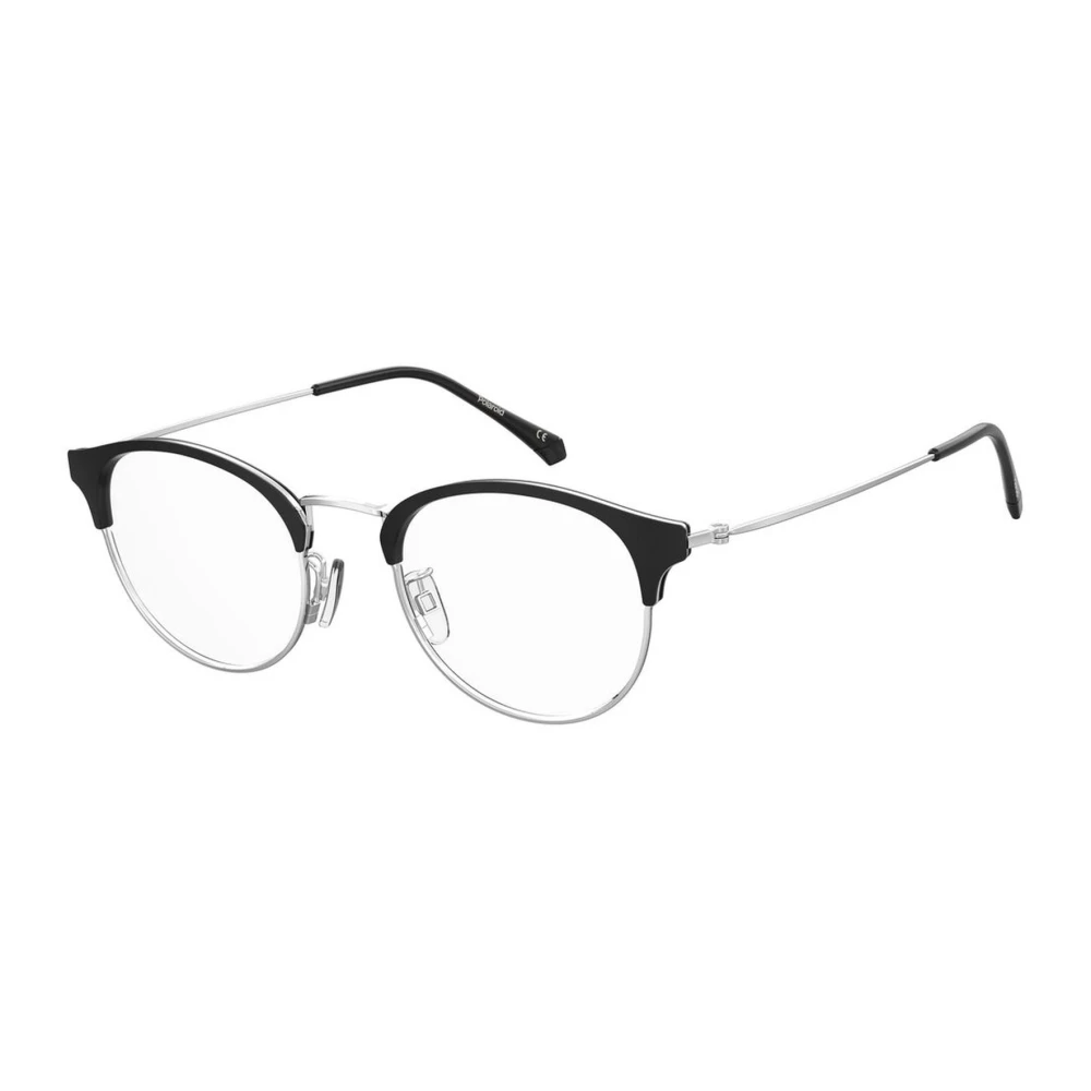 Polaroid Zwarte Metalen Frame Gepolariseerde Bril Black Unisex