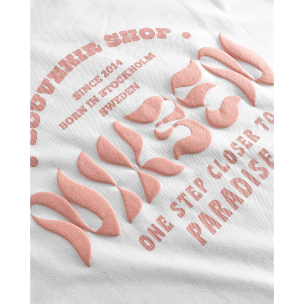 Nikben Witte Longsleeve Souvenir Tee White Dames