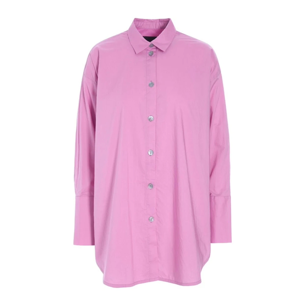 Bitte Kai Rand Core Cotton Oversized Shirt Lila Pink Dames