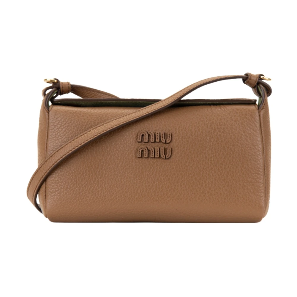 Miu Miu Women's Beige Cross Body Bags - Cross Body Bags - One Size - Bags