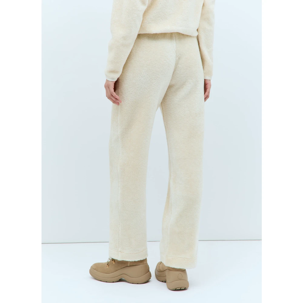 Moncler Teddy Weave Track Pants Beige Dames