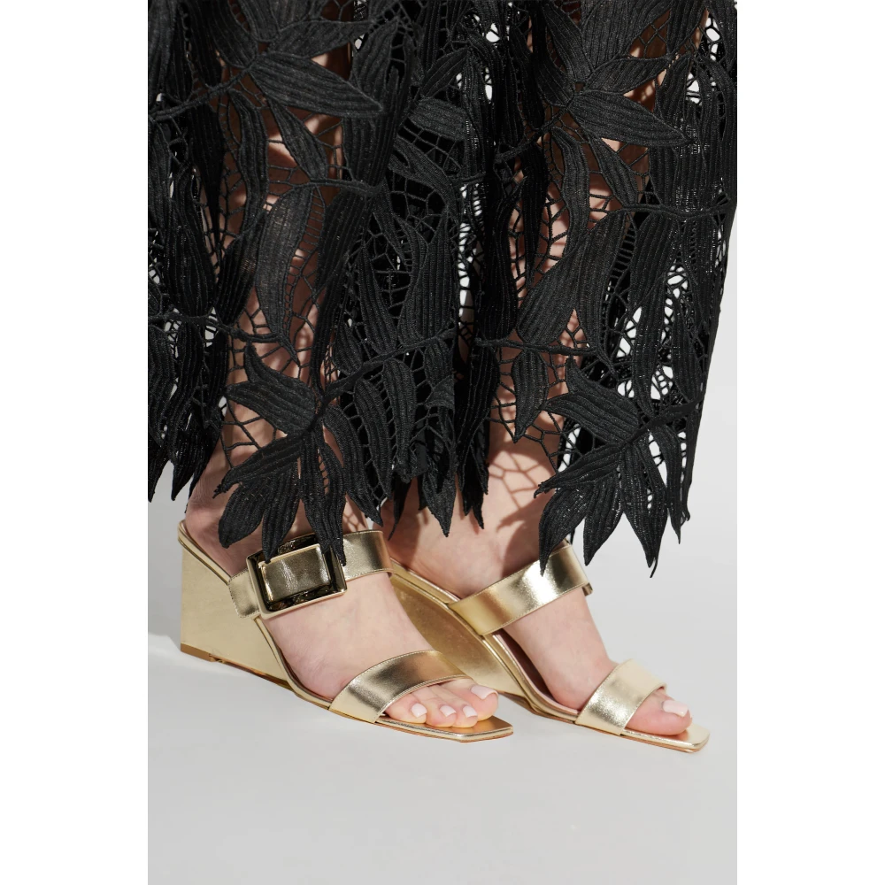 Roger Vivier Belle Wedge Mules