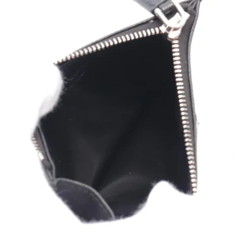 Prada Vintage Pre-owned Leather wallets Black Dames