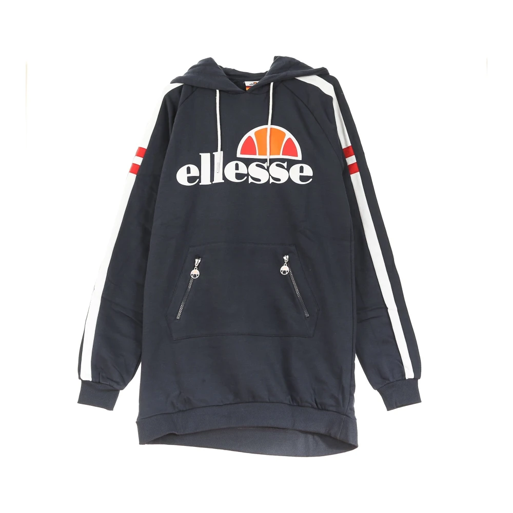Ellesse Women's Blue Navy Hooded Sweatshirt For