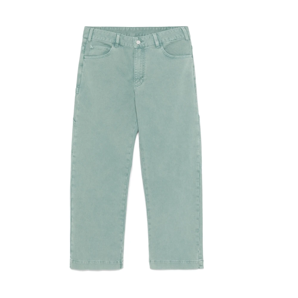 Emporio Armani Lichtgroene Jeans met Klassieke Stijl Green Heren