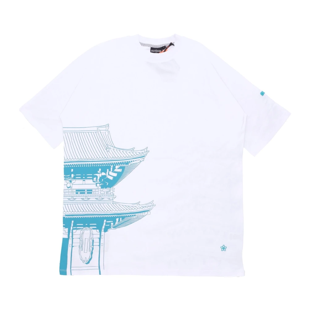 Dolly Noire Tokyo Heren Kimono T-shirt Wit White Heren
