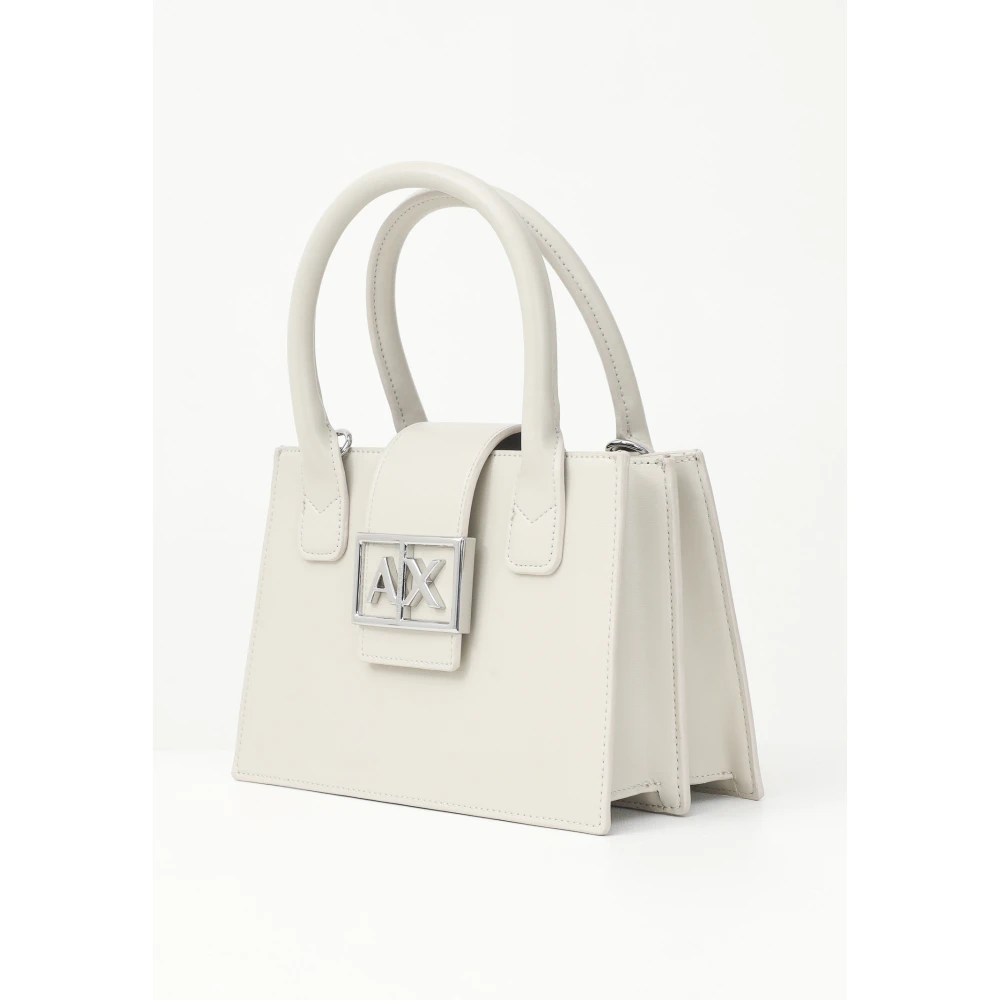 Armani Exchange Beige handtas voor vrouwen White Dames