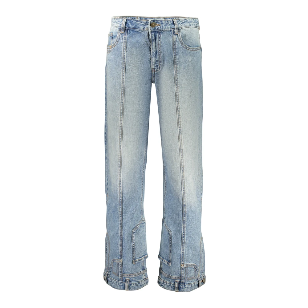 Wide Leg Jeans - BLUE - 42 - Image 3