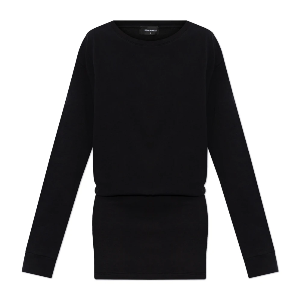 Dsquared2 Jurk met lange mouwen Black Dames