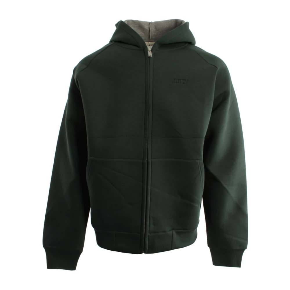 Autry Men's Green Zip-Through Vest - Zip-Throughs - L - Sweatshirts & Hoodies