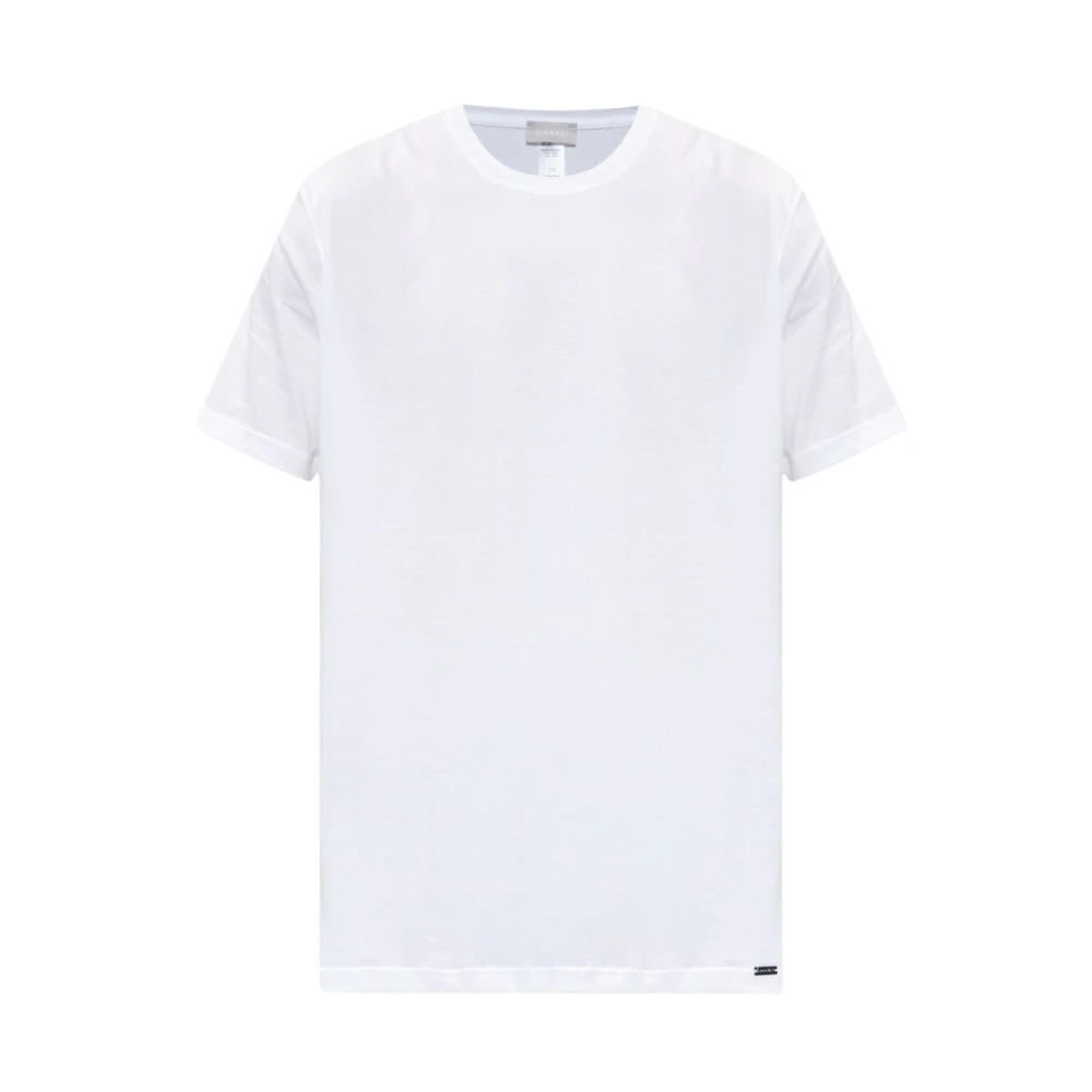Hanro Katoenen T-shirt White Heren