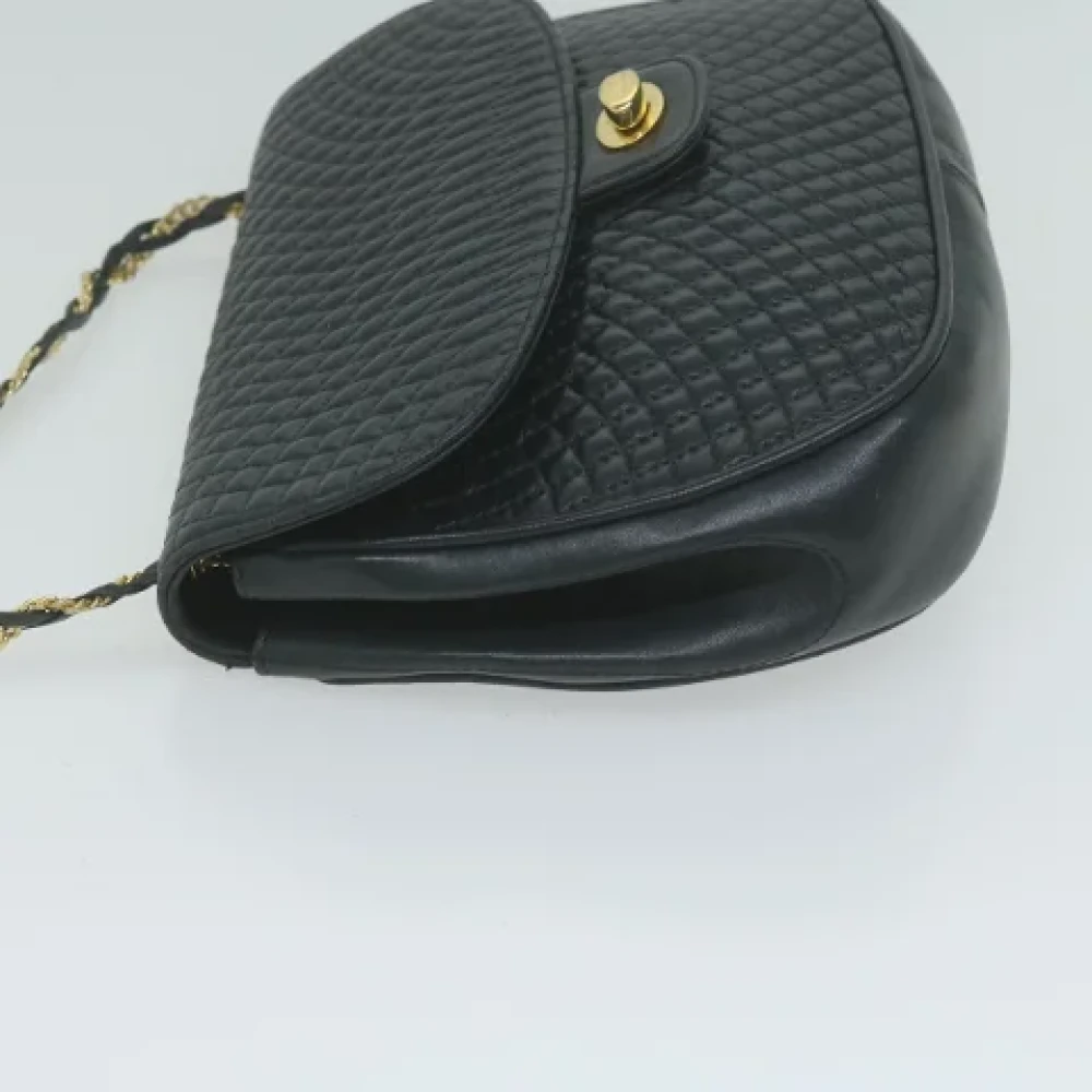 Bally Pre-owned Leather shoulder-bags Blue Dames
