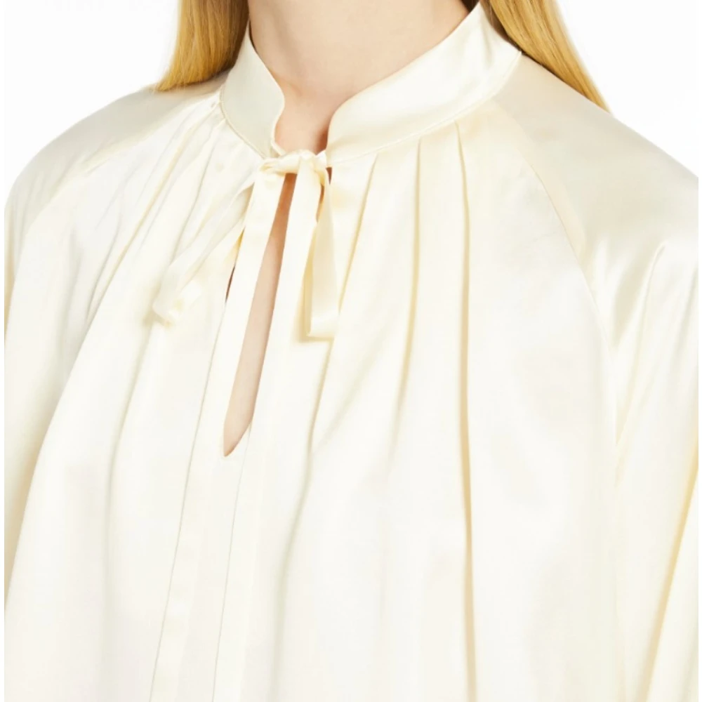 Max Mara Ivory Shirts voor Dames Beige Dames