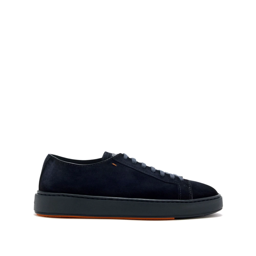 Santoni Men's Blue Ford Sneaker