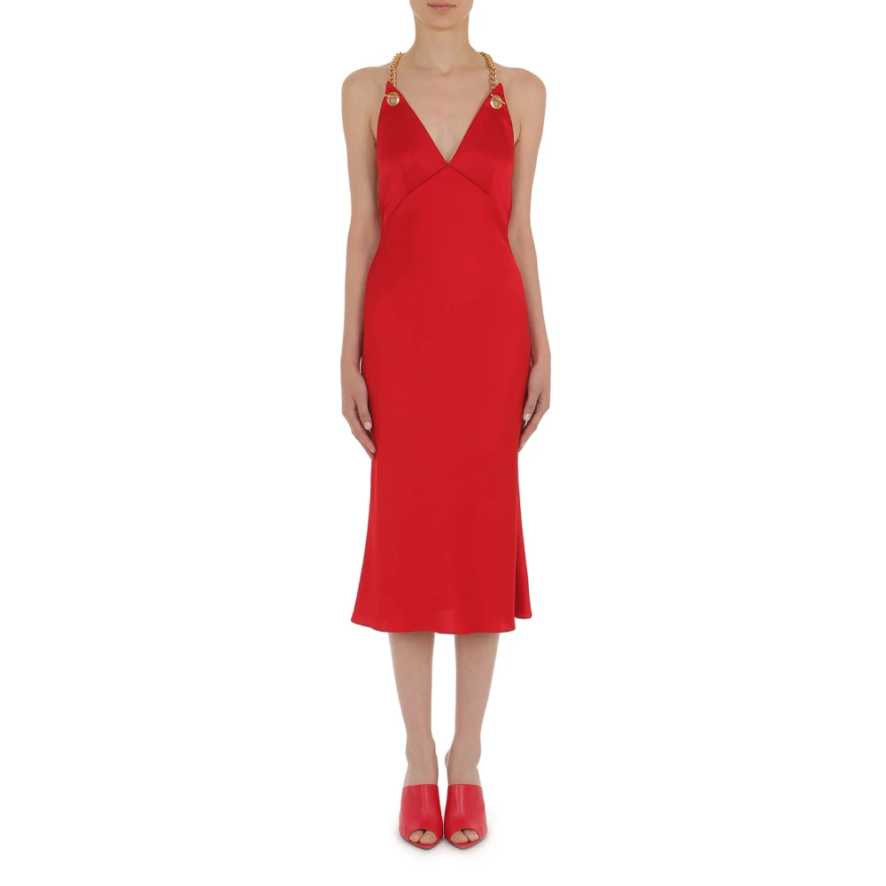 Moschino Rode jurken voor vrouwen Red Dames
