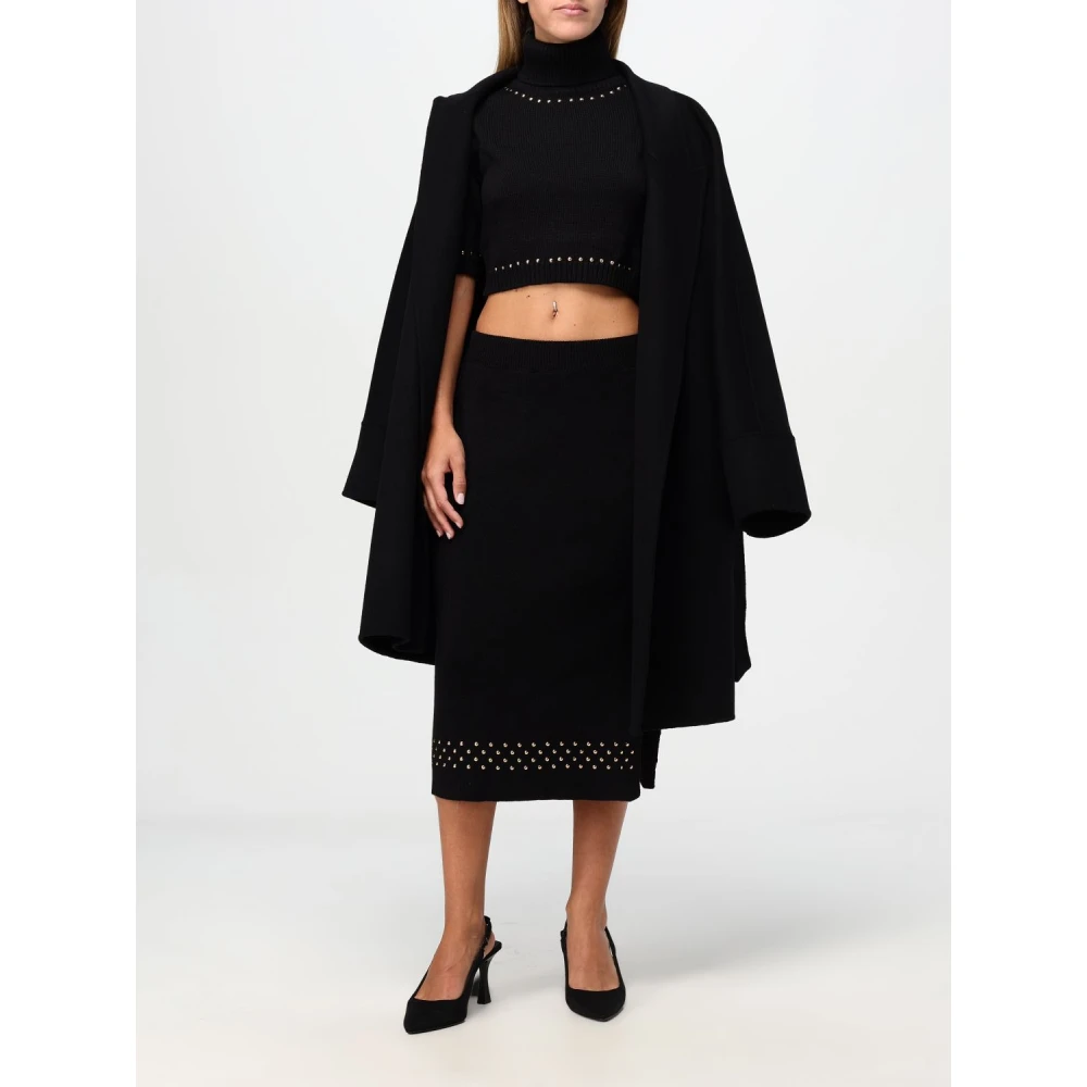 Simona Corsellini Korte Mouw Top Black Dames