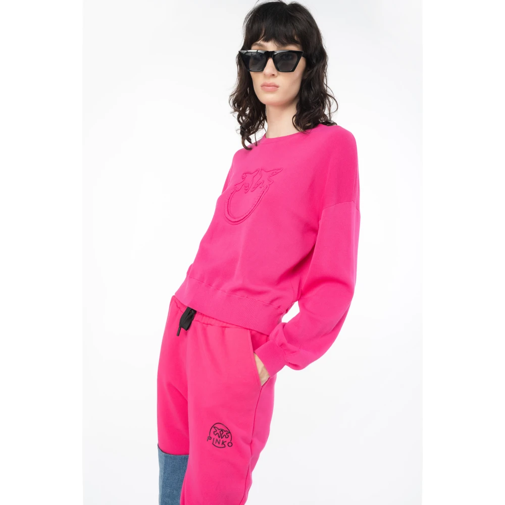 pinko Sweatpants Pink Dames
