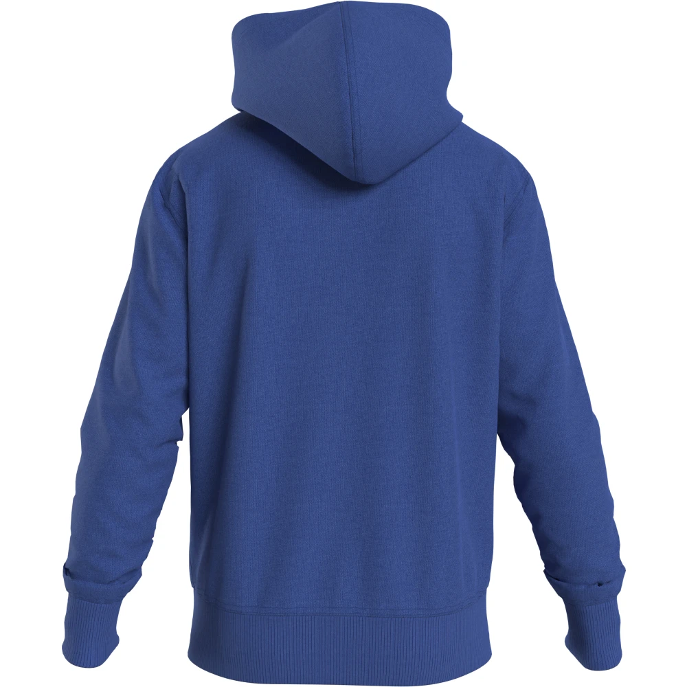 Calvin Klein Zwarte Trui Herfst Winter 2023 Regular Fit Blue Heren