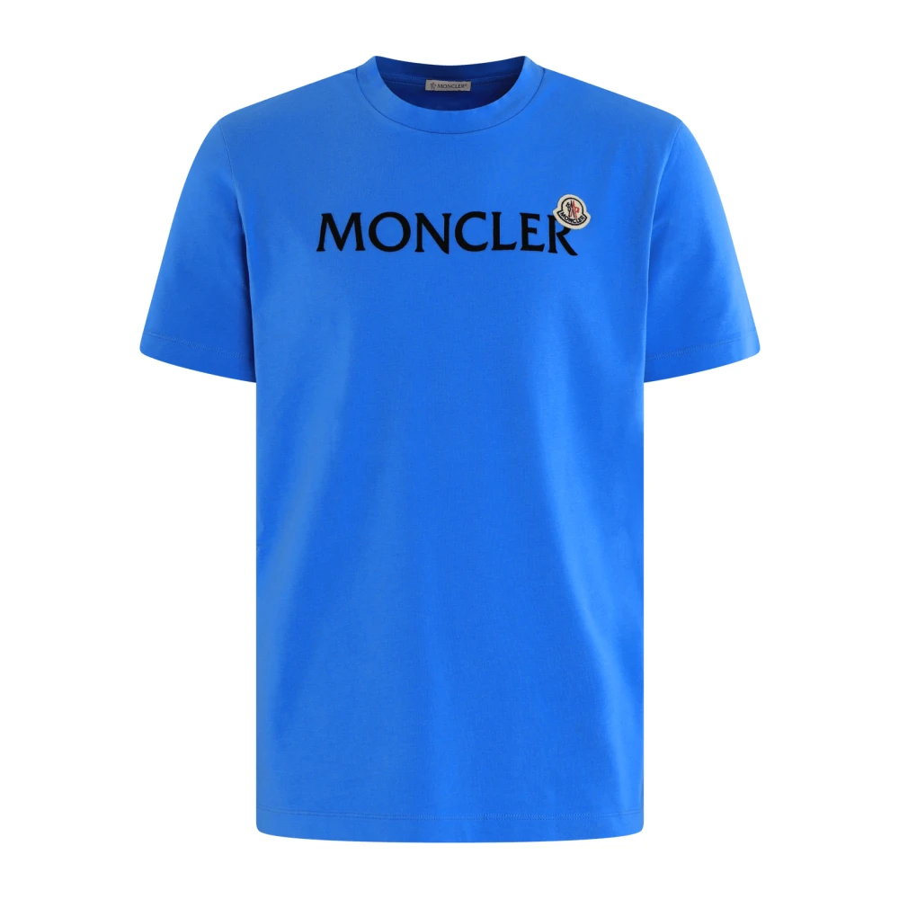 Moncler Heren T-Shirt Blauw Blue Heren