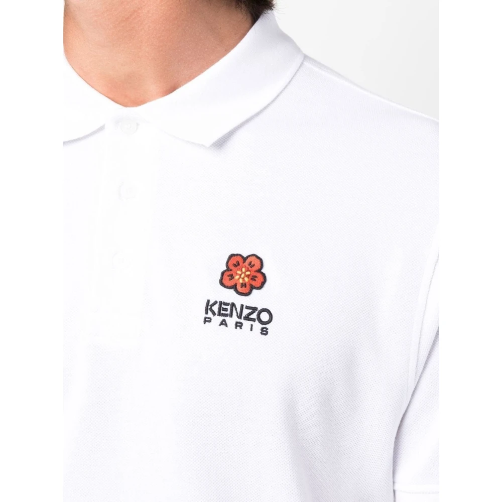 Kenzo Polo Shirts White Heren