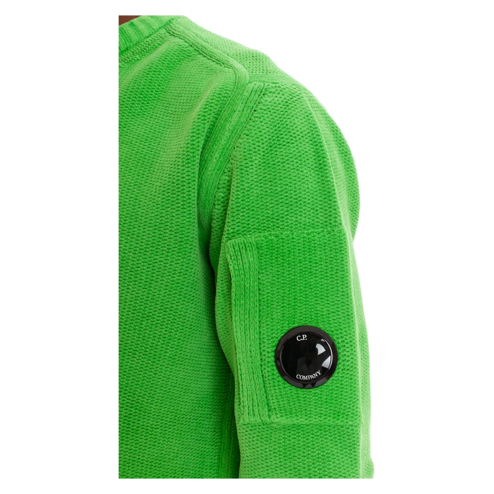 C.P. Company Round-neck Knitwear Green Heren