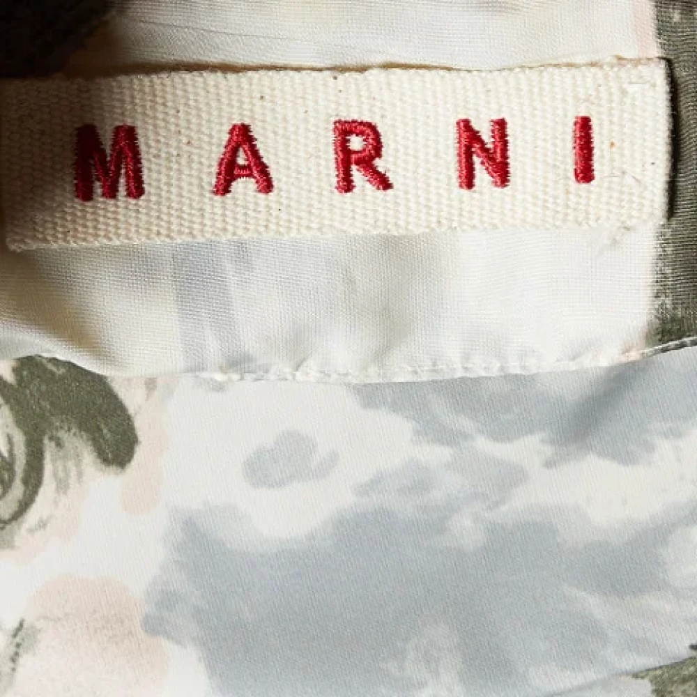 Marni Pre-owned Polyester tops Gray Dames
