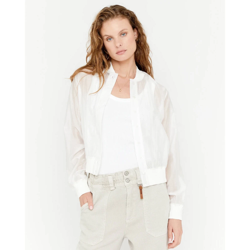 Moscow Lange Mouw Blouse White Dames