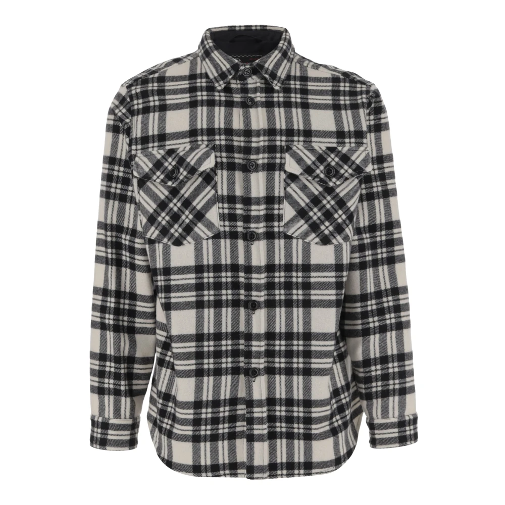 Woolrich Kasjmier Ruitpatroon Overhemd Multicolor Heren