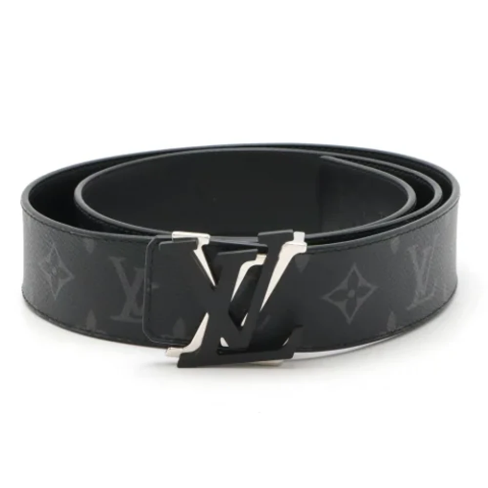 Louis Vuitton Vintage Pre-owned Leather belts Black Heren