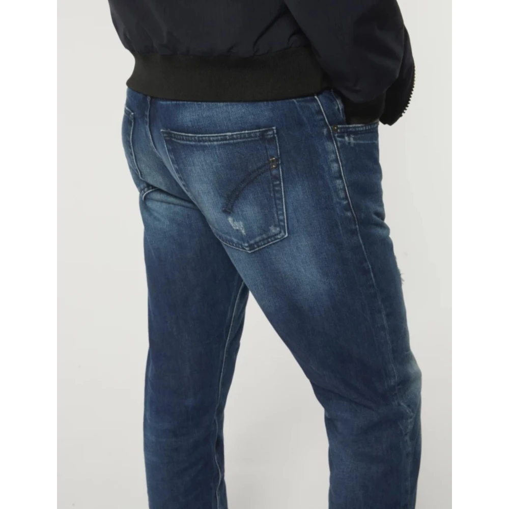 Dondup Slim-Fit Dian Jeans voor Mannen Blue Heren