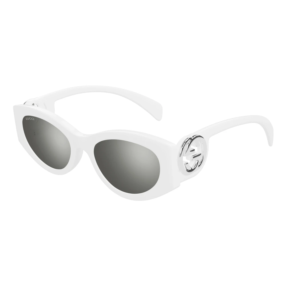 Gucci White Stylish Sunglasses - Female - Sunglasses - 54 Mm - Accessories