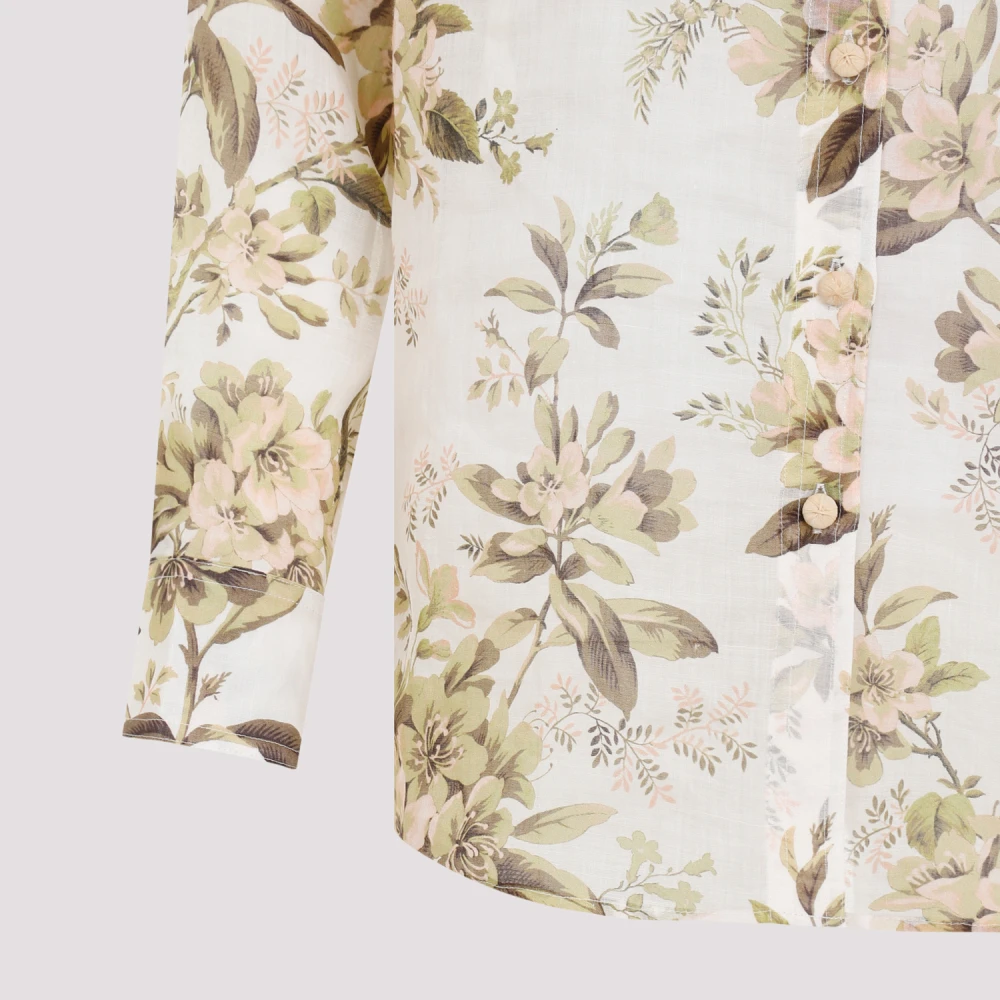 Zimmermann Bloemen Multicolor Overhemd Multicolor Dames