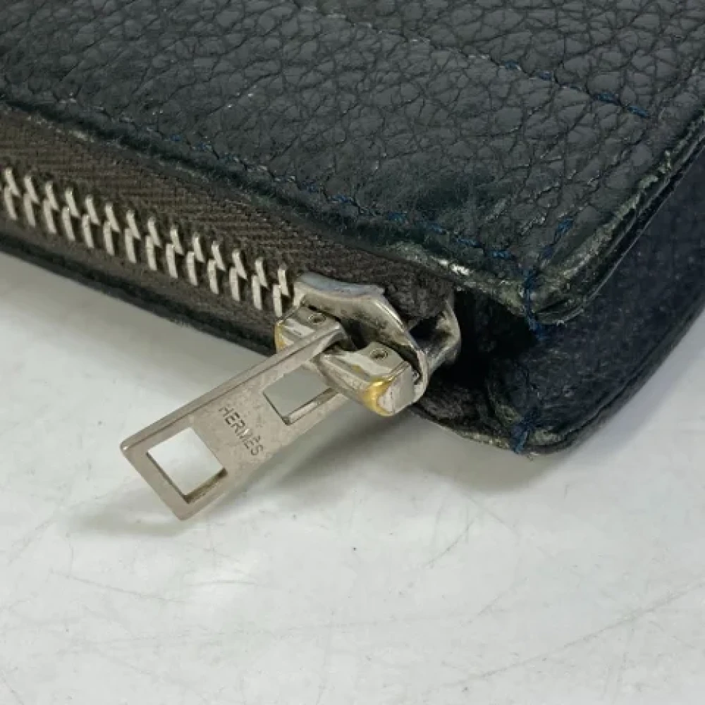 Hermès Vintage Pre-owned Leather clutches Gray Heren
