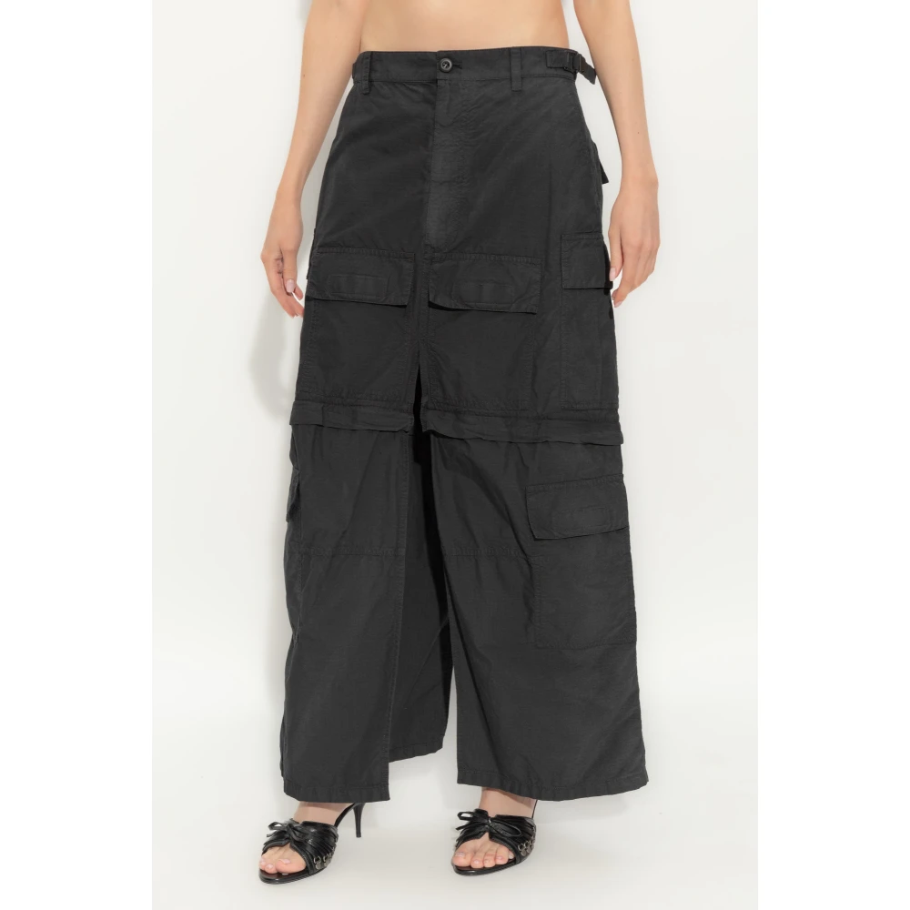Balenciaga cargo broek Black Dames