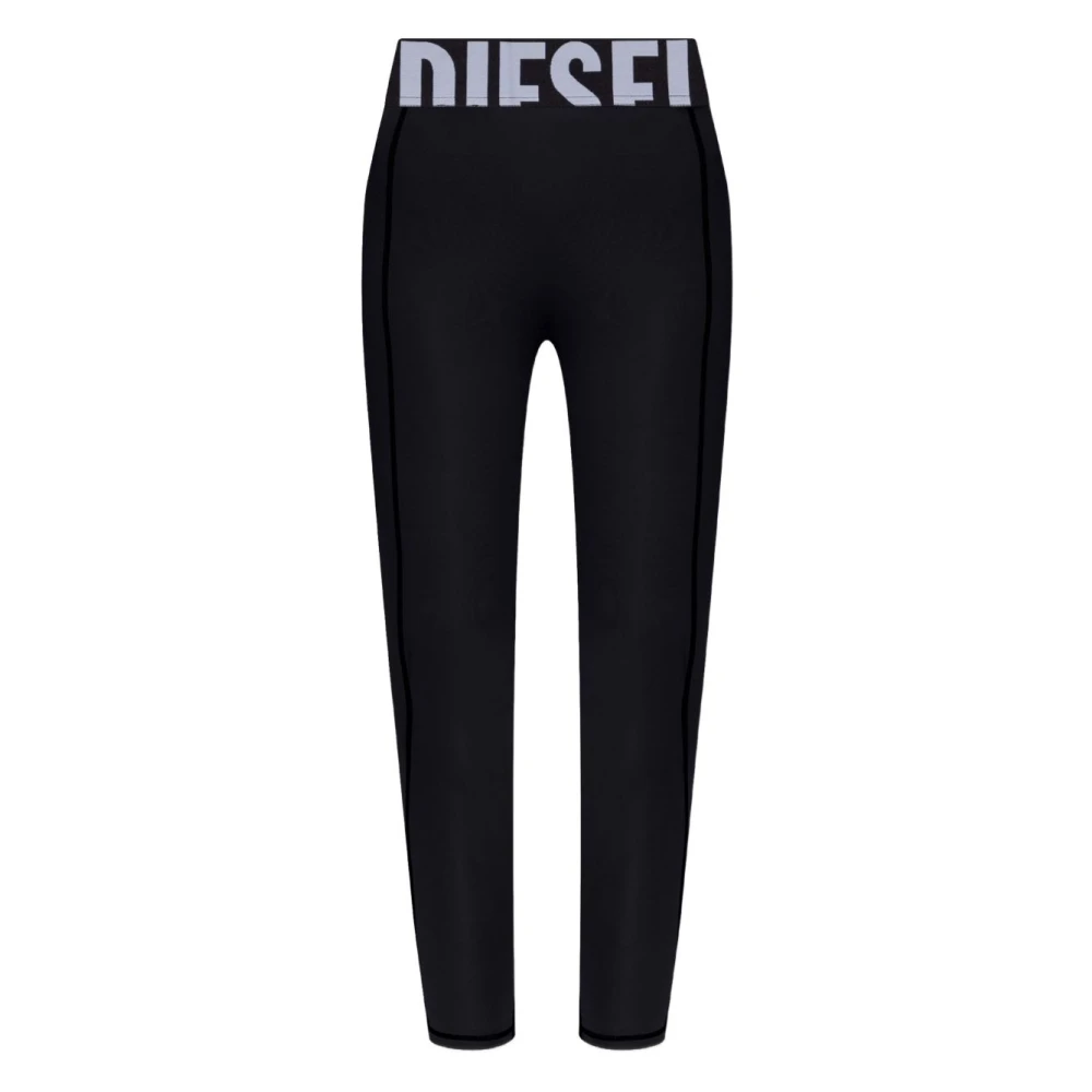 Diesel Women's Black Leggings, Xs, Adeline D-Pop Leggings