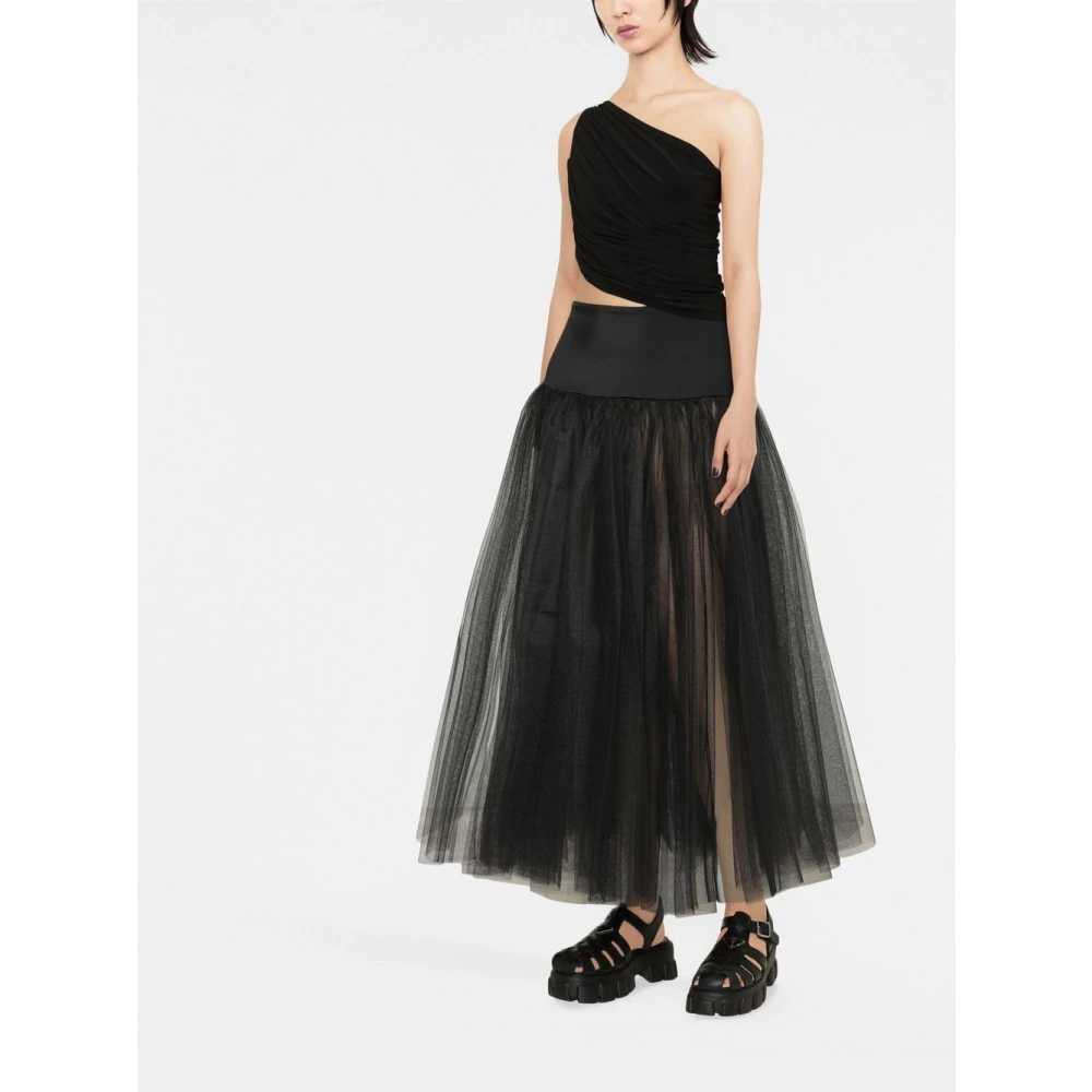 Norma Kamali Sleeveless Tops Black Dames