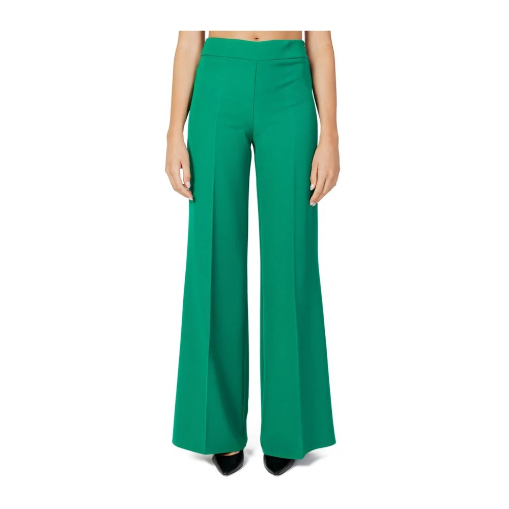 Sandro Ferrone Groene Palazzo Broek Herfst Winter Collectie Green Dames