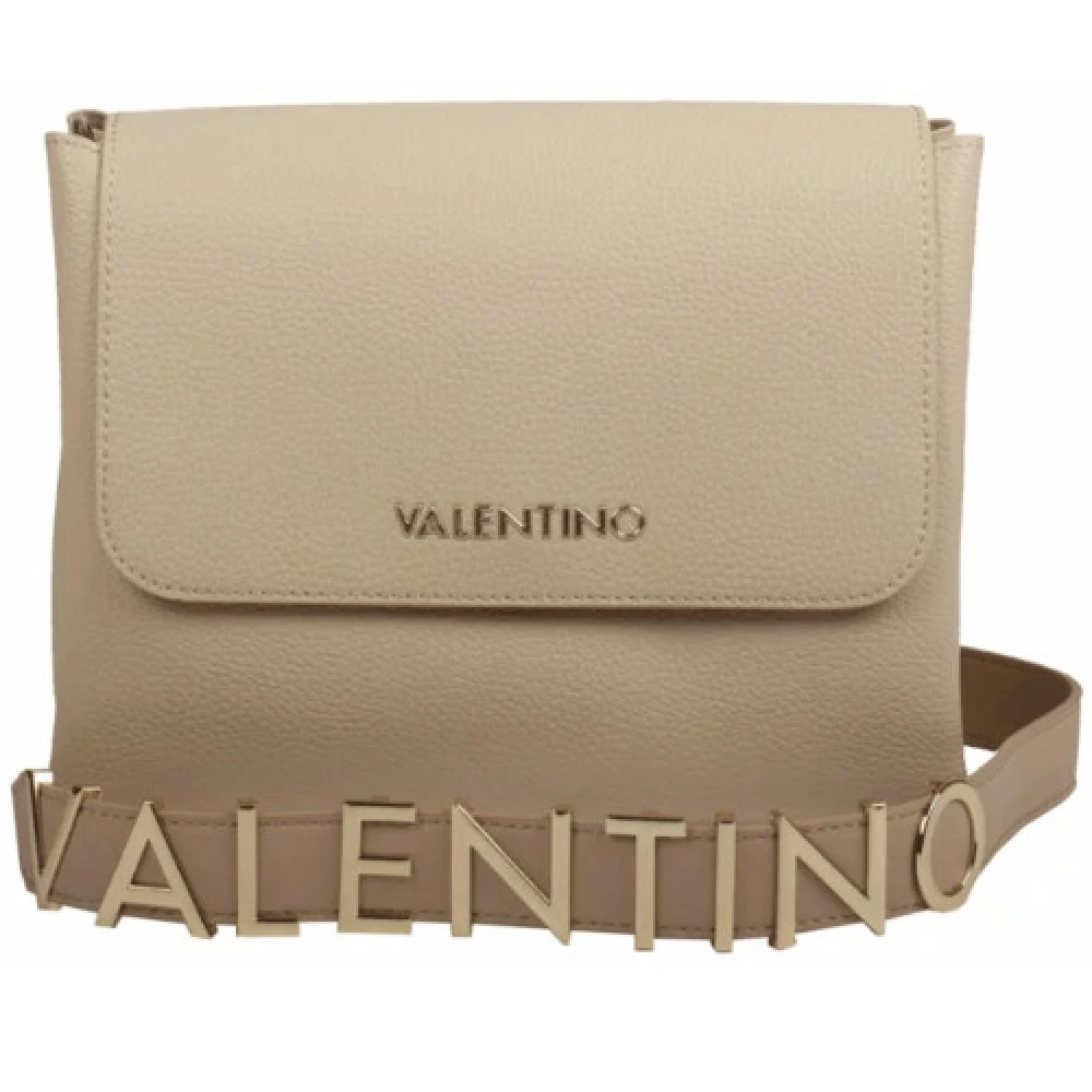 Valentino by Mario Valentino Stijlvolle Crossbody Tas in Zwart Beige Dames